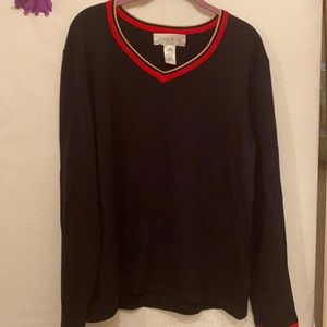 Dark blue lightweight sweater